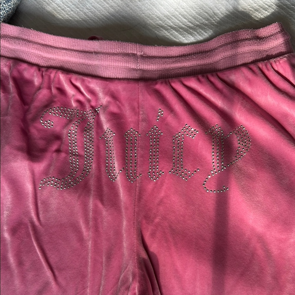 Juicy Couture Pink Velour Pants